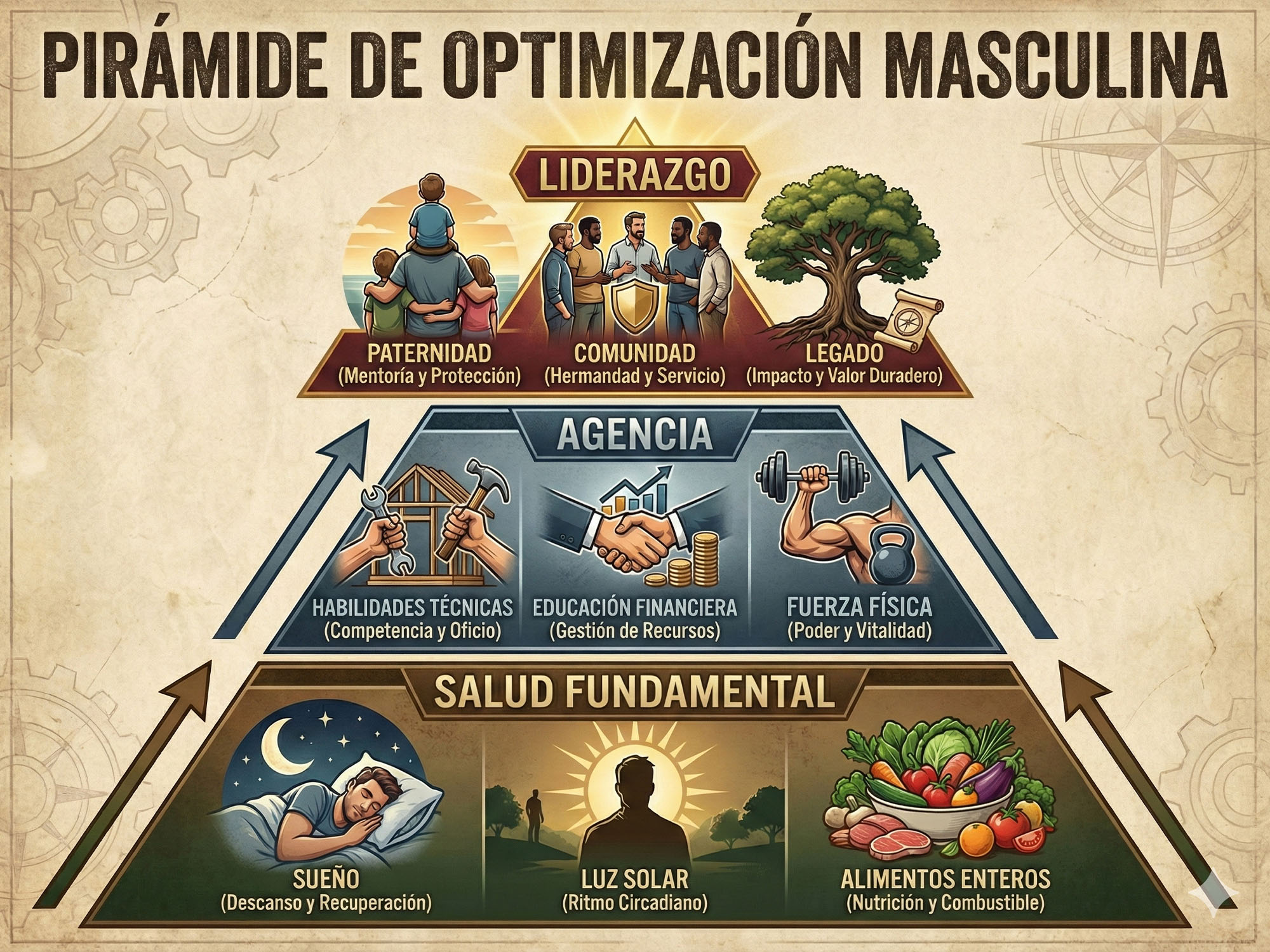 Pirámide de Optimización Masculina