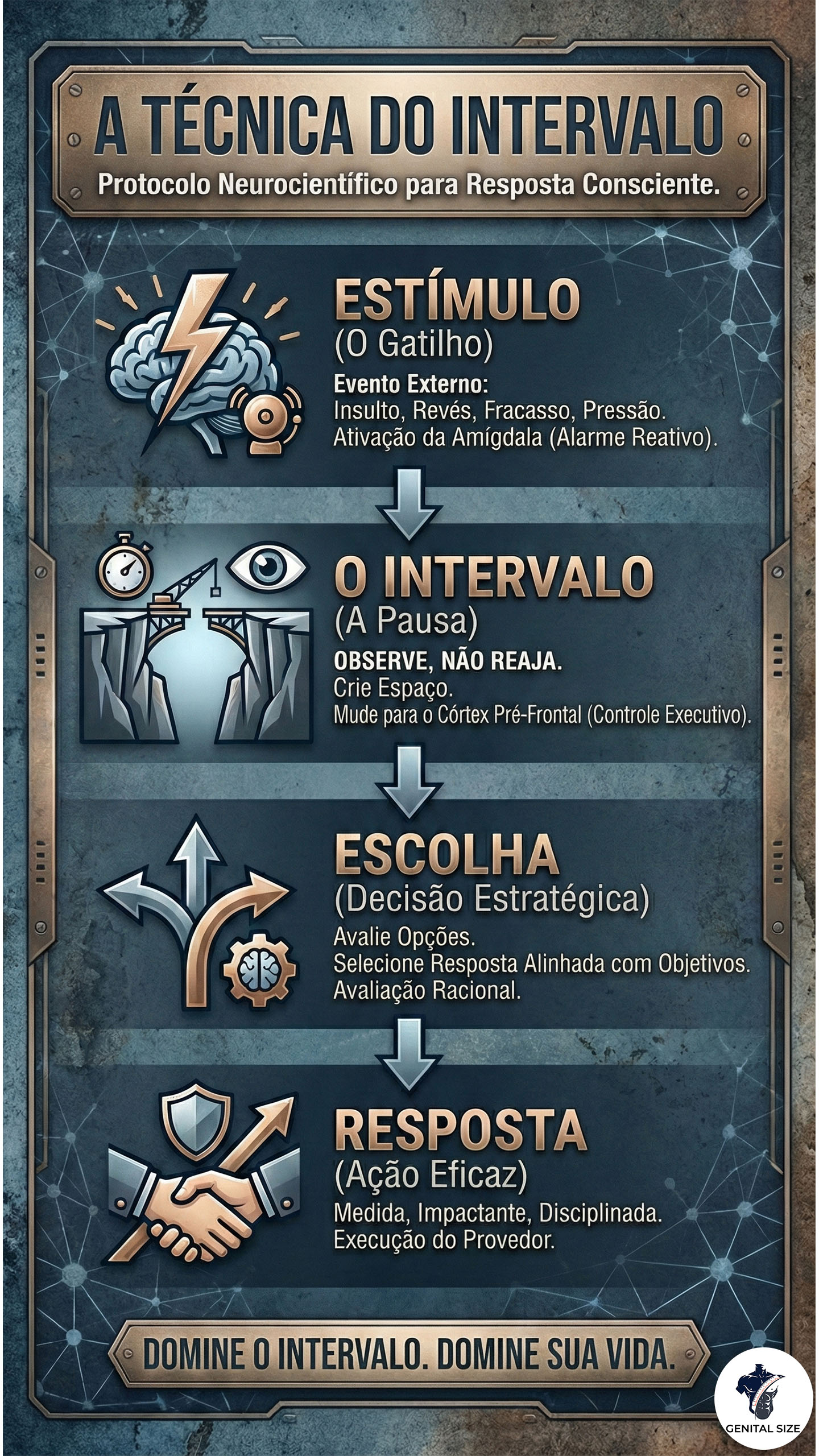 Infográfico da técnica do espaço