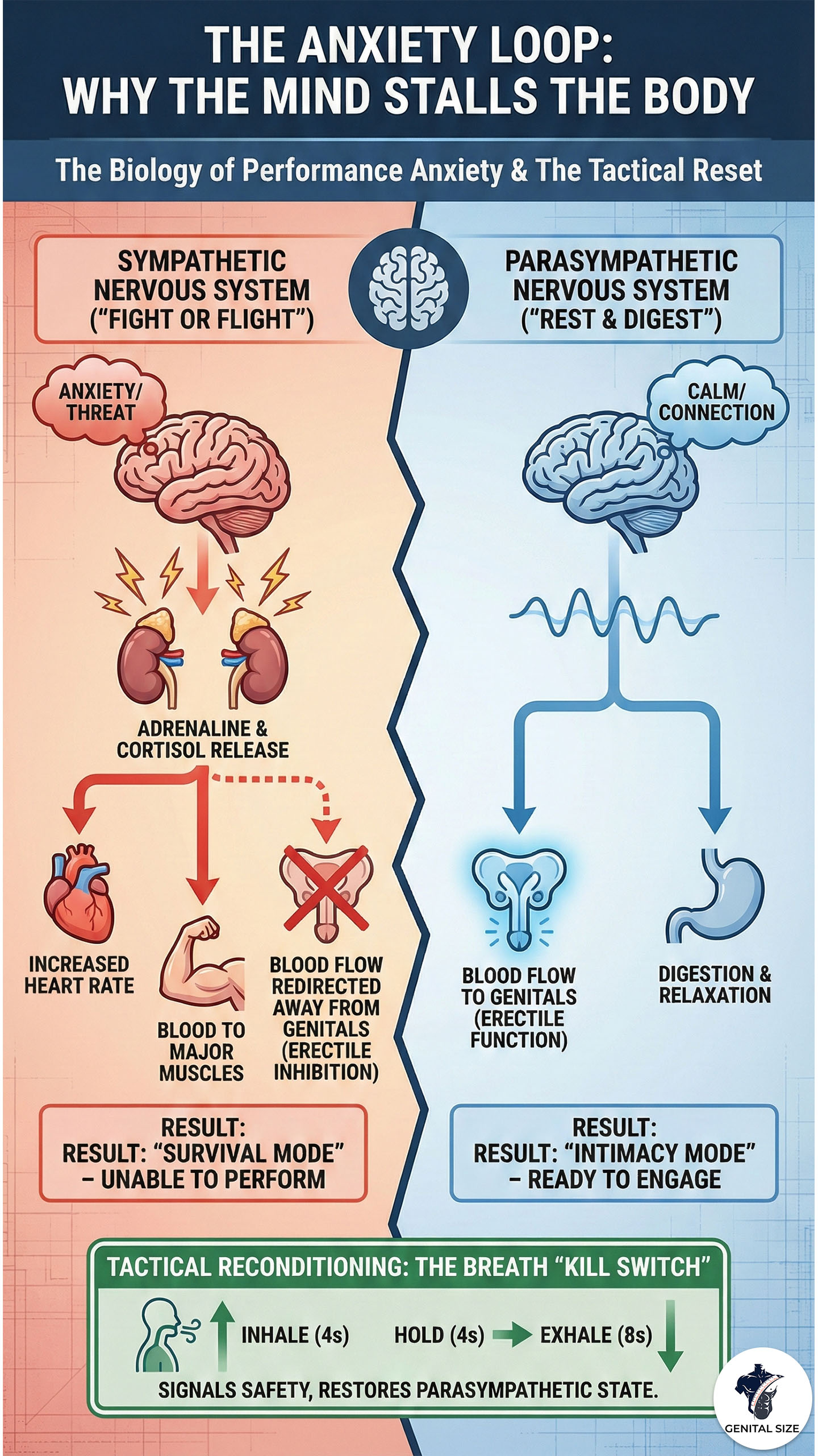 The anxiety loop, why the mind stalls the body.