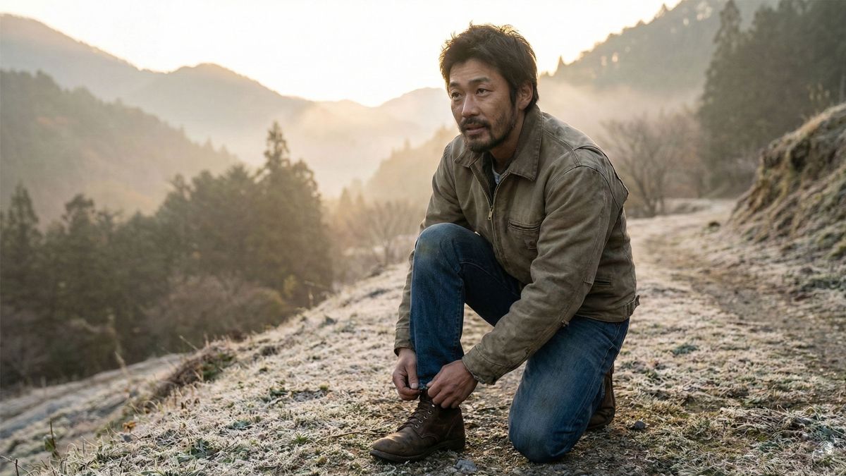 日課と身体の準備を通じて規律あるセルフケアを実践する男性