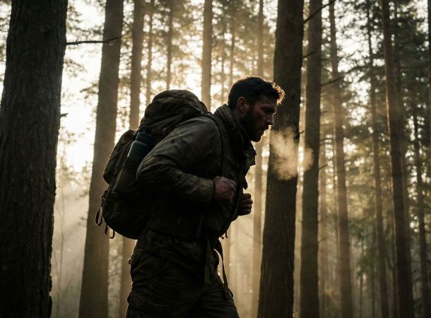 Ein starker Mann führt eine schwere Grundübung aus, um die Hormongesundheit zu verbessern.