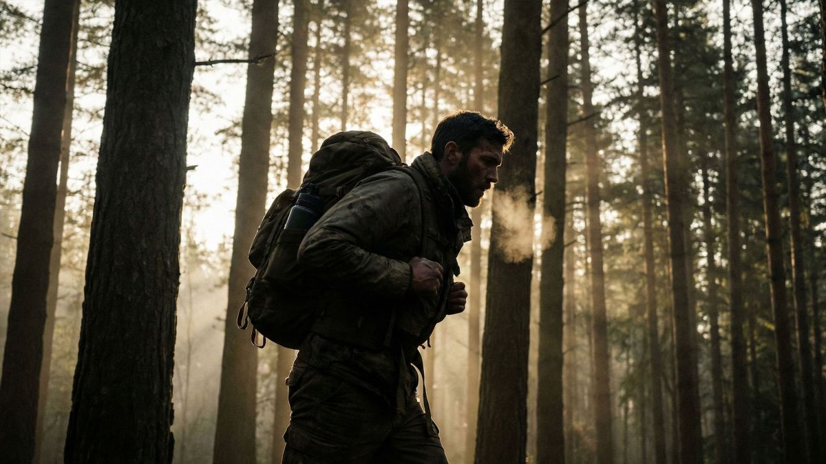 Ein starker Mann führt eine schwere Grundübung aus, um die Hormongesundheit zu verbessern.