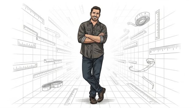 Illustration représentant les mythes courants sur la taille du pénis et la confiance sexuelle masculine