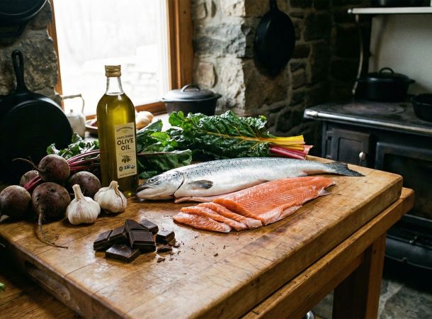 Foods that support blood flow and sexual performance in men