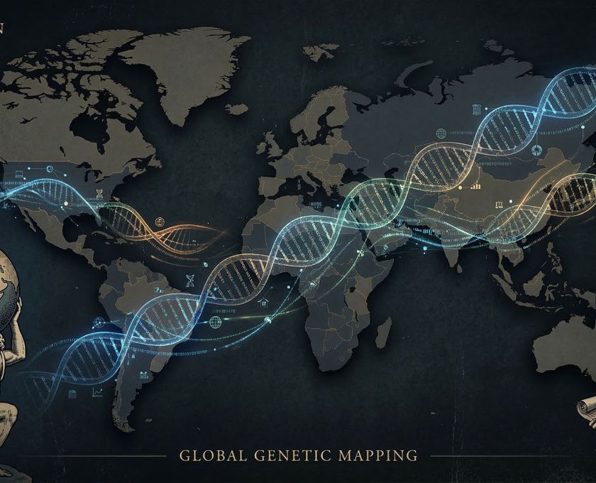 World map showing regional variation in male biology — testosterone, height, and fertility across populations