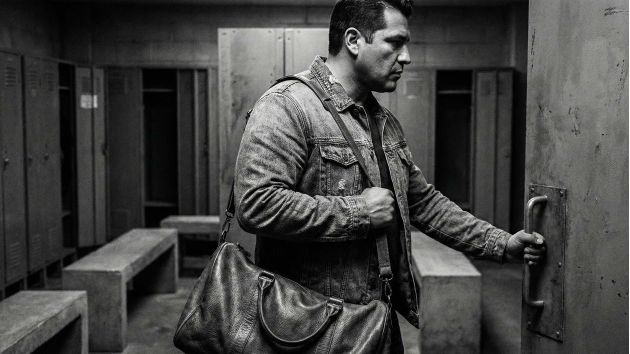 Un hombre que muestra fuerza y compostura, representando la confianza masculina.