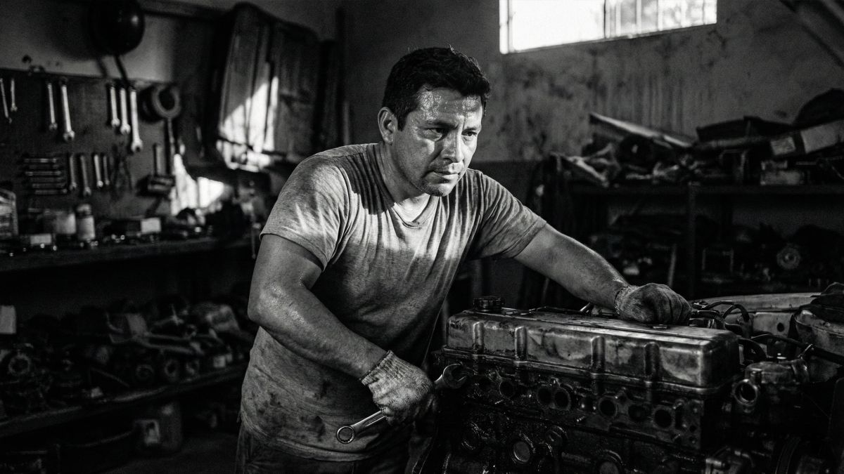 Un hombre en forma realizando un entrenamiento de fuerza para mejorar su edad metabólica.
